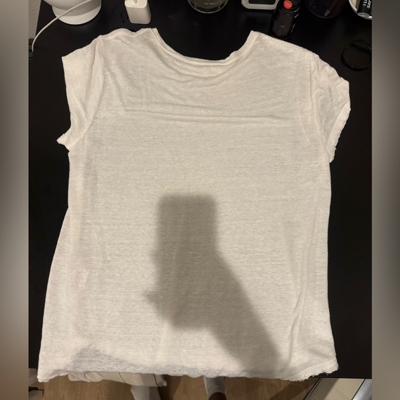 Frame Denim White Tee - Picture 1 of 5
